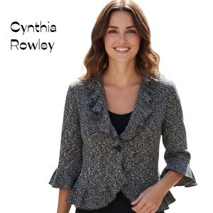 Cynthia Rowley Black and White Women's Cardigan